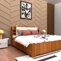 Queen Bed With Storage 3