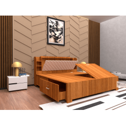 Queen Bed With Storage 3