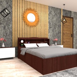 QUEEN BED WITH HYDRAULIC 2 QUEEN BED WITH HYDRAULIC 2