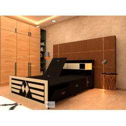 Queen Bed With Storage 5