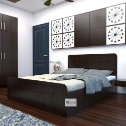 Queen Bed with Hydraulic 1 Queen Bed with Hydraulic 1