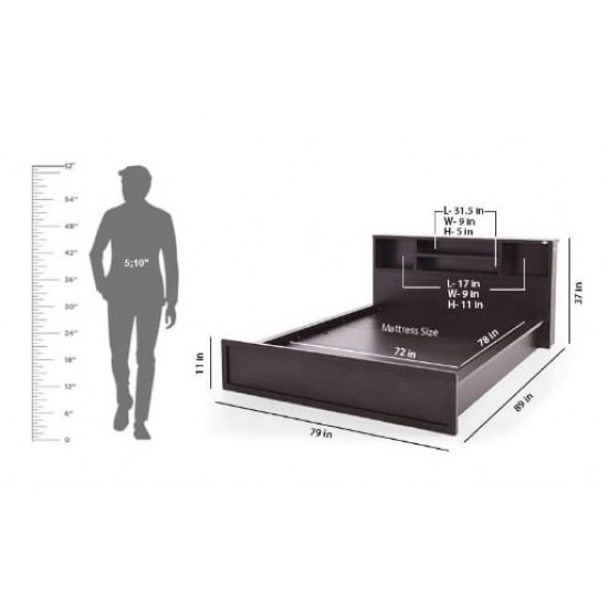 Wellfin 202 queen size without storage