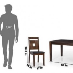 Wellfin 301  wooden dining set