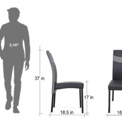 Wellfin 302 Glass top dining set