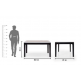 Wellfin 303  Marble top dining set 