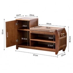 Wellfin 175  Press wood shoe rack