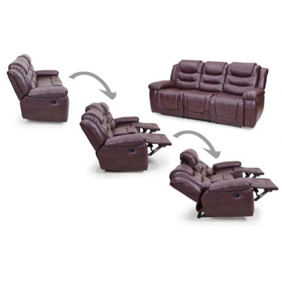 Wellfin 102 Recliners 3 seater