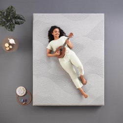 LiveIn Roll Pack Orthopedic Memory Foam Mattress with Triple Anti Microbial Fabric