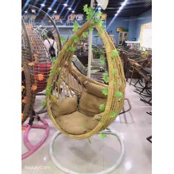 WellFin Swing Chair light Brown 04