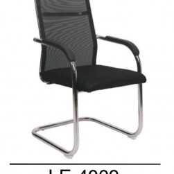WellFin visitors Chairs black mesh black round arm