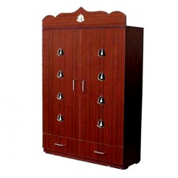 DOUBLE DOOR ENGINEERING WOOD POOJA MANDIR STAND - 02