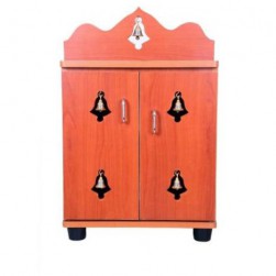 Double Door Engineering Wood Pooja Mandir Stand