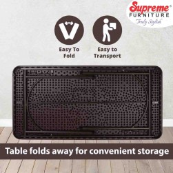 Supreme Buffet Foldable Plastic Dining Table
