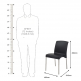 Supreme Hybrid Plastic Without-Arm Chair