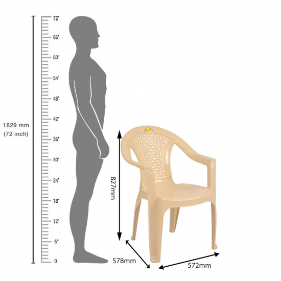 Supreme Optra Plastic Chair
