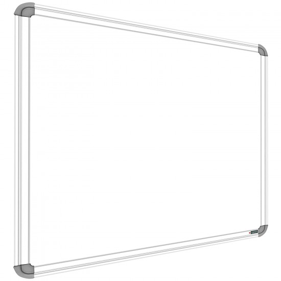 WellFin Non-Magnetic 2x3 Feet Double Sided Both Side Writing one Side White Marker and Reverse Side Chalk Board Surface (Pack of 1, Size 2feet x 3feet, White & Green)