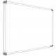 WellFin Non-Magnetic 2x3 Feet Double Sided Both Side Writing one Side White Marker and Reverse Side Chalk Board Surface (Pack of 1, Size 2feet x 3feet, White & Green)