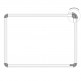 WellFin Non-Magnetic 2x3 Feet Double Sided Both Side Writing one Side White Marker and Reverse Side Chalk Board Surface (Pack of 1, Size 2feet x 3feet, White & Green)
