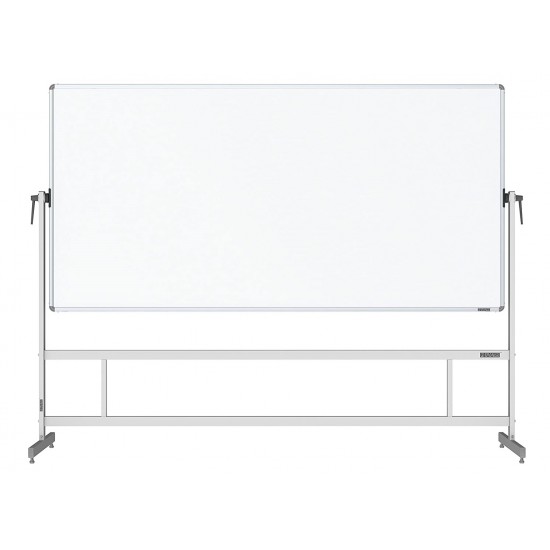 WellFin Revolving & Portable Whiteboard Stand for Office & School with 4x6 Feet Double-Sided Prima Magnetic Writing Board (White + Chalk), Duster, Markers and Magnets WellFin Revolving & Portable Whiteboard Stand for Office & School with 4x6 Feet Double-Sided Prima Magnetic Writing Board (White + Chalk), Duster, Markers and Magnets
