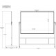 WellFin Revolving & Portable Whiteboard Stand for Office & School with 4x6 Feet Double-Sided Prima Magnetic Writing Board (White + Chalk), Duster, Markers and Magnets WellFin Revolving & Portable Whiteboard Stand for Office & School with 4x6 Feet Double-Sided Prima Magnetic Writing Board (White + Chalk), Duster, Markers and Magnets